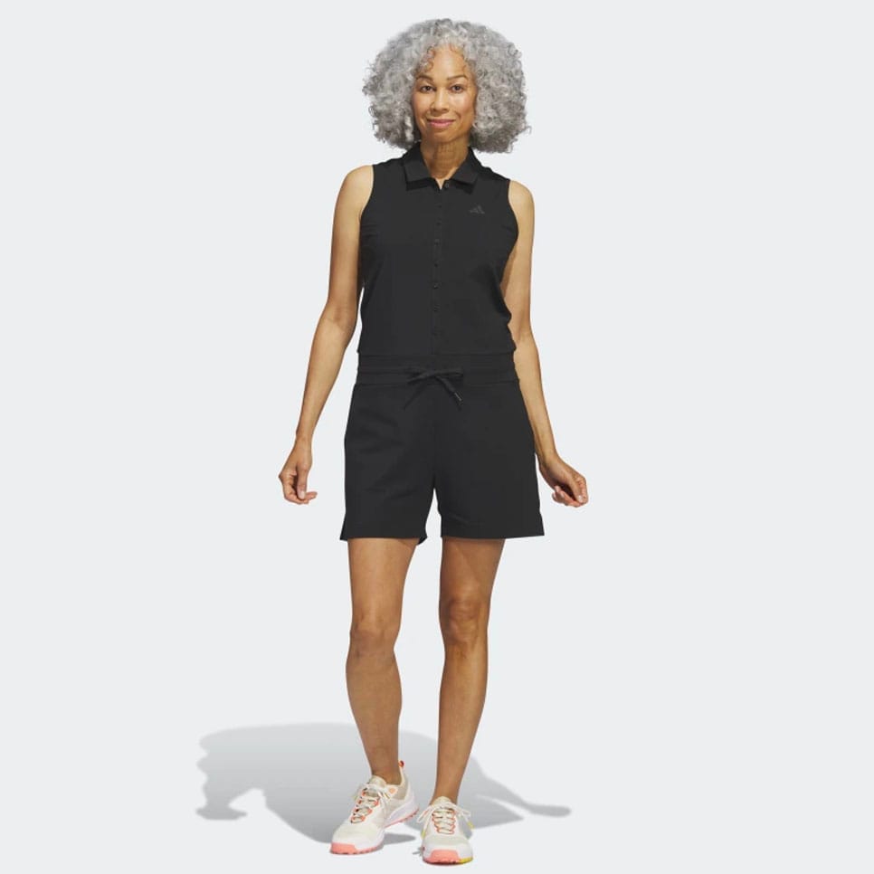 Sample Hot Pink Golf Balls & Golf Tees Collar Romper